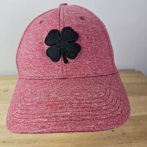 Black Clover Fitted Golf Hat Pink‎ Logo Sequoyah National S/M Stretch Mens Cap